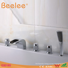 Bathroom Bathtub Brass Waterfall Faucet Q30185